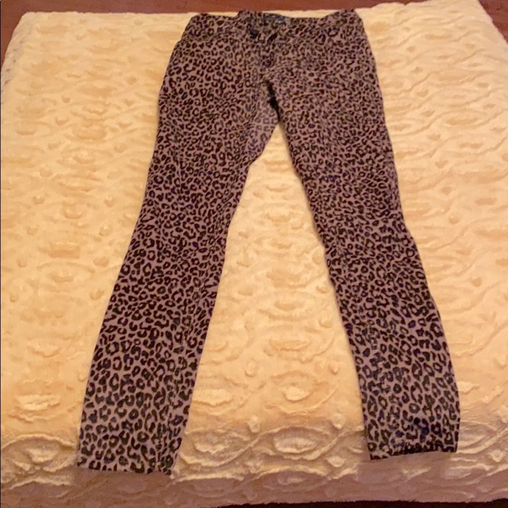 Leopard print pants